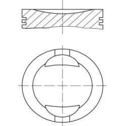 stūmoklis
                                MAHLE                                                009 36 01, MAHLE, 0093601, au