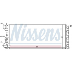 radiatorius, variklio aušinimas
                                NISSENS                                62312, NISSENS, 62312