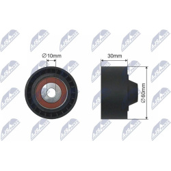 įtempiklio skriemulys, V formos diržas
                                NTY-SPEC                                RNK-CT-042, 