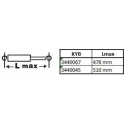 amortizatorius Excel-G
                                KYB                                                3440067, KYB, 34400