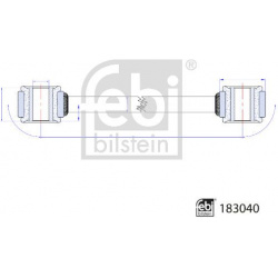 stabilizatoriaus traukė
                                FEBI BILSTEIN                                                183040,