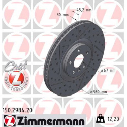 stabdžių diskas (1vnt) COAT Z
                                ZIMMERMANN                                                150