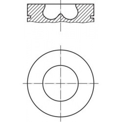 stūmoklis
                                MAHLE                                                013 PI 00107 000, MAHLE, 013P