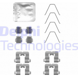 priedų komplektas, diskinių stabdžių trinkelės
                                DELPHI                                   