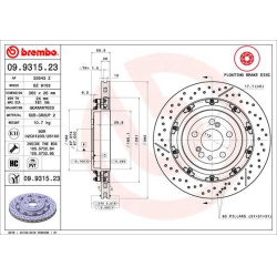 Stabdžių diskas PRIME LINE - Floating
                                BREMBO                                               