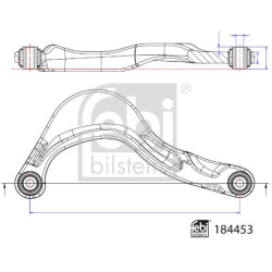 pakabos svirtis
                                FEBI BILSTEIN                                184453, FEBI BILSTEIN, 184453, a