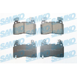 stabdžių trinkelių rinkinys, diskinis stabdys
                                SAMKO                                       