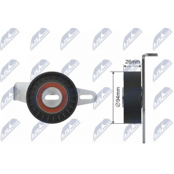 įtempiklio skriemulys, V formos diržas
                                NTY-SPEC                                            