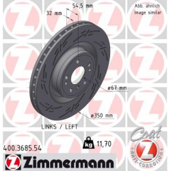 stabdžių diskas (1vnt) BLACK Z
                                ZIMMERMANN                                400.3685.54, Nenur