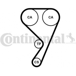 vandens siurblio ir paskirstymo diržo komplektas
                                CONTITECH                                  