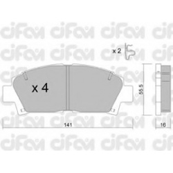 CIFAM                                822-166-0, Nenurodytas gamintojas, 822-166-0, auto detalė