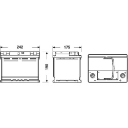 EXIDE                                EL600, EXIDE, EL600, auto detalė