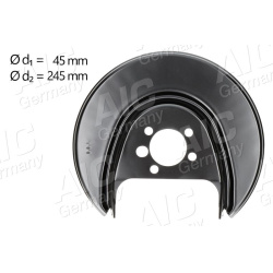 apsauginis skydas, stabdžių diskas Original AIC Quality
                                                56015, Nenurodytas 