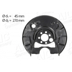 Apsauginis skydas, stabdžių diskas NEW MOBILITY PARTS
                                AIC                                  