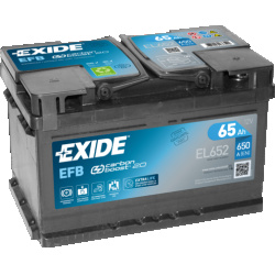 starterio akumuliatorius EFB
                                EXIDE                                                EL652, EXID