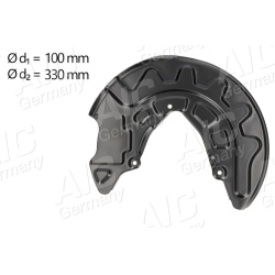 Apsauginis skydas, stabdžių diskas NEW MOBILITY PARTS
                                AIC                                  