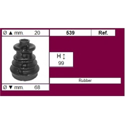 Apsauga granatos komplektas su sąvaržomis ir tepalu
                                FALGA (IT)                             