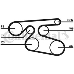 CONTINENTAL CTAM                                                7PK2000, CONTINENTAL CTAM, 7PK2000, auto detalė