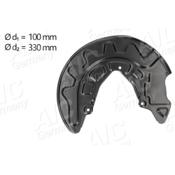 apsauginis skydas, stabdžių diskas NEW MOBILITY PARTS
                                AIC                                  