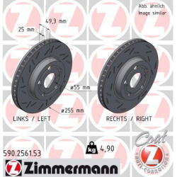 stabdžių diskas (1vnt) BLACK Z
                                ZIMMERMANN                                590.2561.53, Nenur