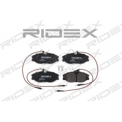 stabdžių trinkelių rinkinys, diskinis stabdys
                                RIDEX                                       