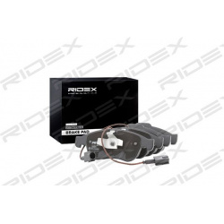 stabdžių trinkelių rinkinys, diskinis stabdys
                                RIDEX                                       