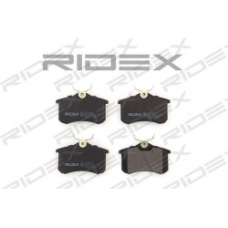 stabdžių trinkelių rinkinys, diskinis stabdys
                                RIDEX                                       