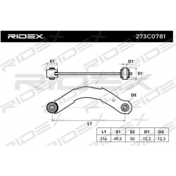 RIDEX                                                273C0781, Nenurodytas gamintojas, 273C0781, auto detalė