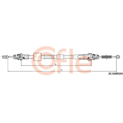 trosas, stovėjimo stabdys
COFLE 92.20.160B504