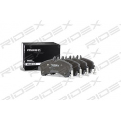 stabdžių trinkelių rinkinys, diskinis stabdys
                                RIDEX                                       