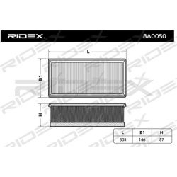 oro filtras
                                RIDEX                                8A0050, Nenurodytas gamintojas, 8A0050, auto