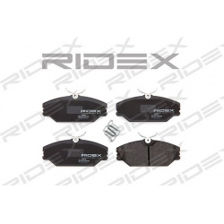 stabdžių trinkelių rinkinys, diskinis stabdys
                                RIDEX                                       