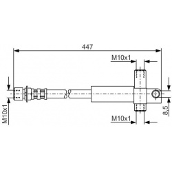 stabdžių žarnelė
                                BOSCH                                1 987 476 614, BOSCH, 1987476614, a