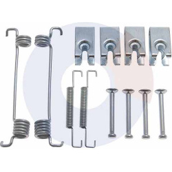 Stabdžių kaladėlių (būgn) montavimo dalys
                                CARRAB BRAKE PARTS                            
