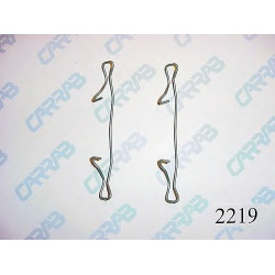 Stabdžių kaladėlių (disk) montavimo dalys
                                CARRAB BRAKE PARTS                             