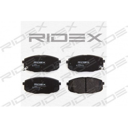 stabdžių trinkelių rinkinys, diskinis stabdys
                                RIDEX                                       