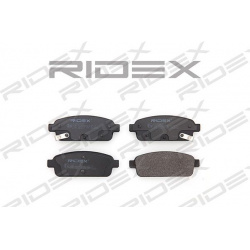 stabdžių trinkelių rinkinys, diskinis stabdys
                                RIDEX                                       