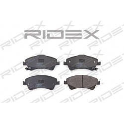 stabdžių trinkelių rinkinys, diskinis stabdys
                                RIDEX                                       