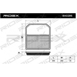 oro filtras
                                RIDEX                                8A0286, Nenurodytas gamintojas, 8A0286, auto