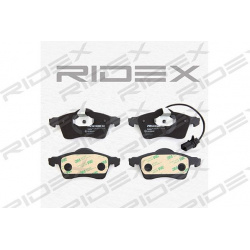 stabdžių trinkelių rinkinys, diskinis stabdys
                                RIDEX                                       