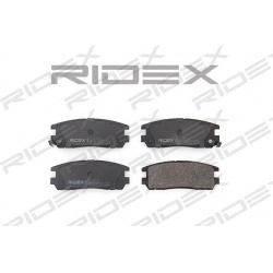 stabdžių trinkelių rinkinys, diskinis stabdys
                                RIDEX                                       