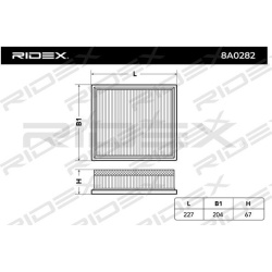 oro filtras
                                RIDEX                                                8A0282, Nenurodytas gamintoj