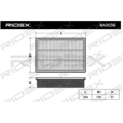 oro filtras
                                RIDEX                                8A0036, Nenurodytas gamintojas, 8A0036, auto