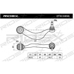 pakabos svirtis
                                RIDEX                                                273C0896, Nenurodytas ga