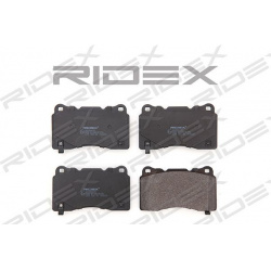 stabdžių trinkelių rinkinys, diskinis stabdys
                                RIDEX                                       