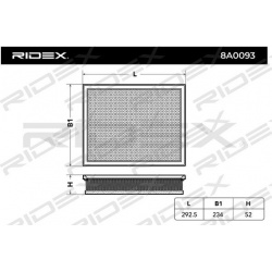 oro filtras
                                RIDEX                                                8A0093, Nenurodytas gamintoj