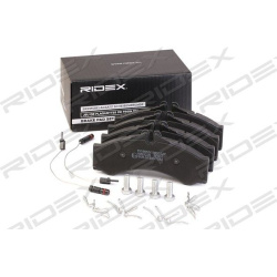 stabdžių trinkelių rinkinys, diskinis stabdys
                                RIDEX                                       