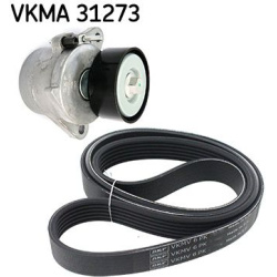 V formos rumbuotas diržas, komplektas
                                SKF                                VKMA 31273, SKF, VK