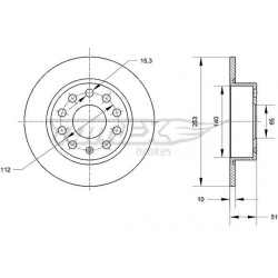 stabdžių diskas (1vnt)
                                TOMEX Brakes                                TX70-29, TOMEX Brakes, T