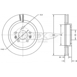 stabdžių diskas (1vnt)
                                TOMEX Brakes                                                TX72-99,